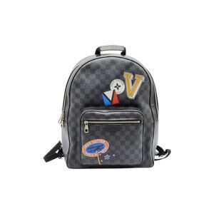 Louis Vuitton Josh Stickers Damier Graphite Backpack Black Gray - Mint